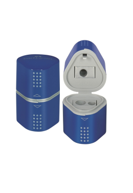 Apontador C/deposito Grip 2001 Azul
